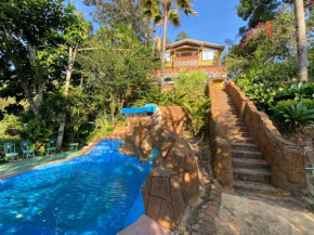 Finca con piscina balcón cerca al rio san rafael